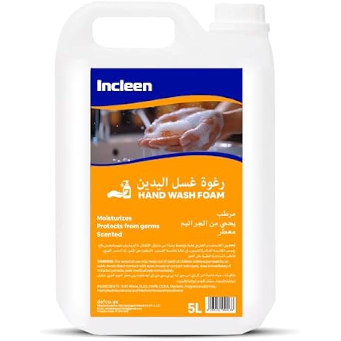 HAND WASH FOAM, MOISTURISING SCENTED FOAMING HAND SOAP, 5L